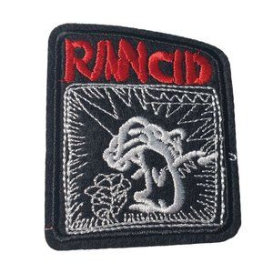 Rancid Iron or Sew On Patch Embroidered Rock Band Jean Jacket Vest Bike